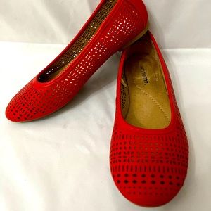 Red Flat Shoes